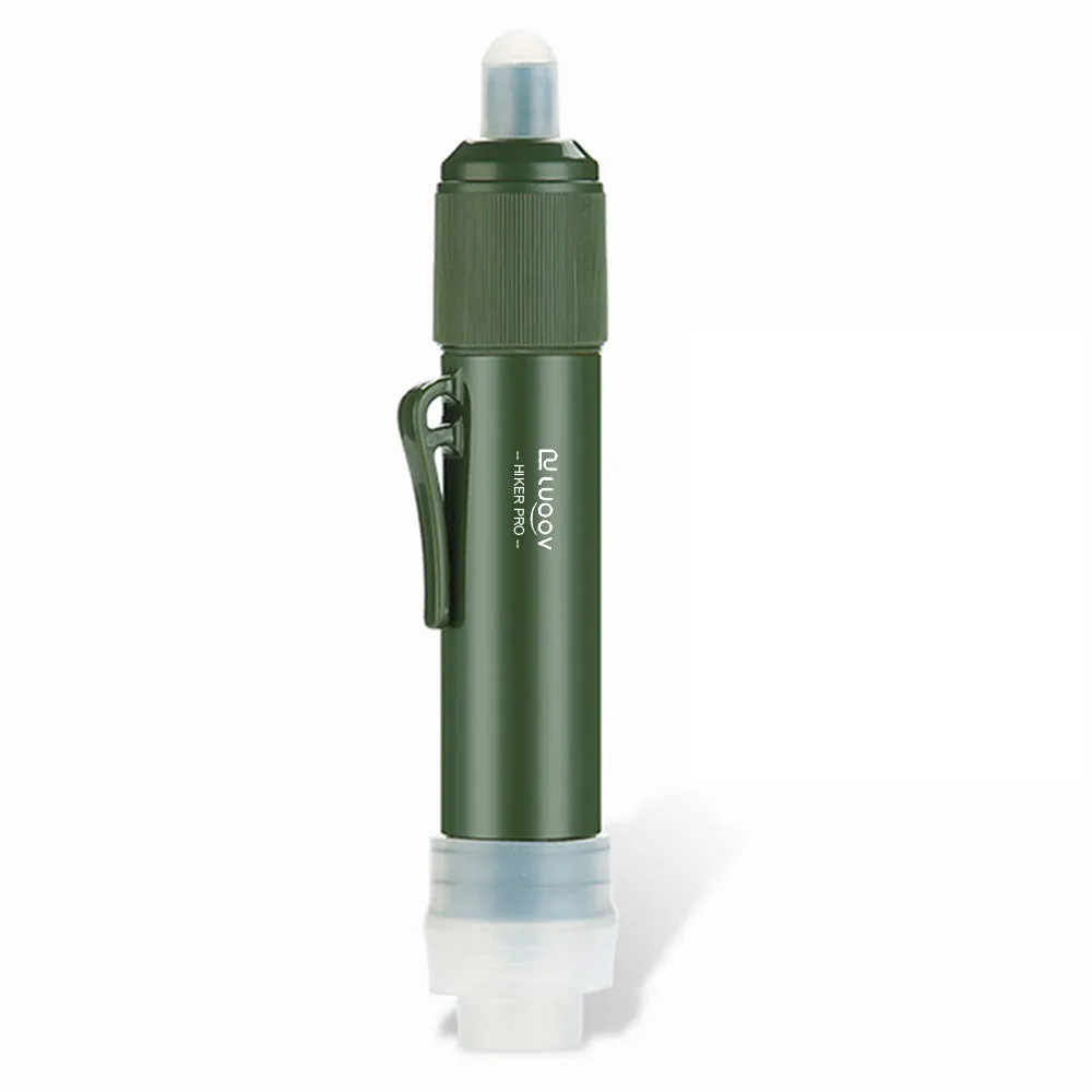 Personal Water Filter Straw Mini Water Purifier Survival Gear for Hiking