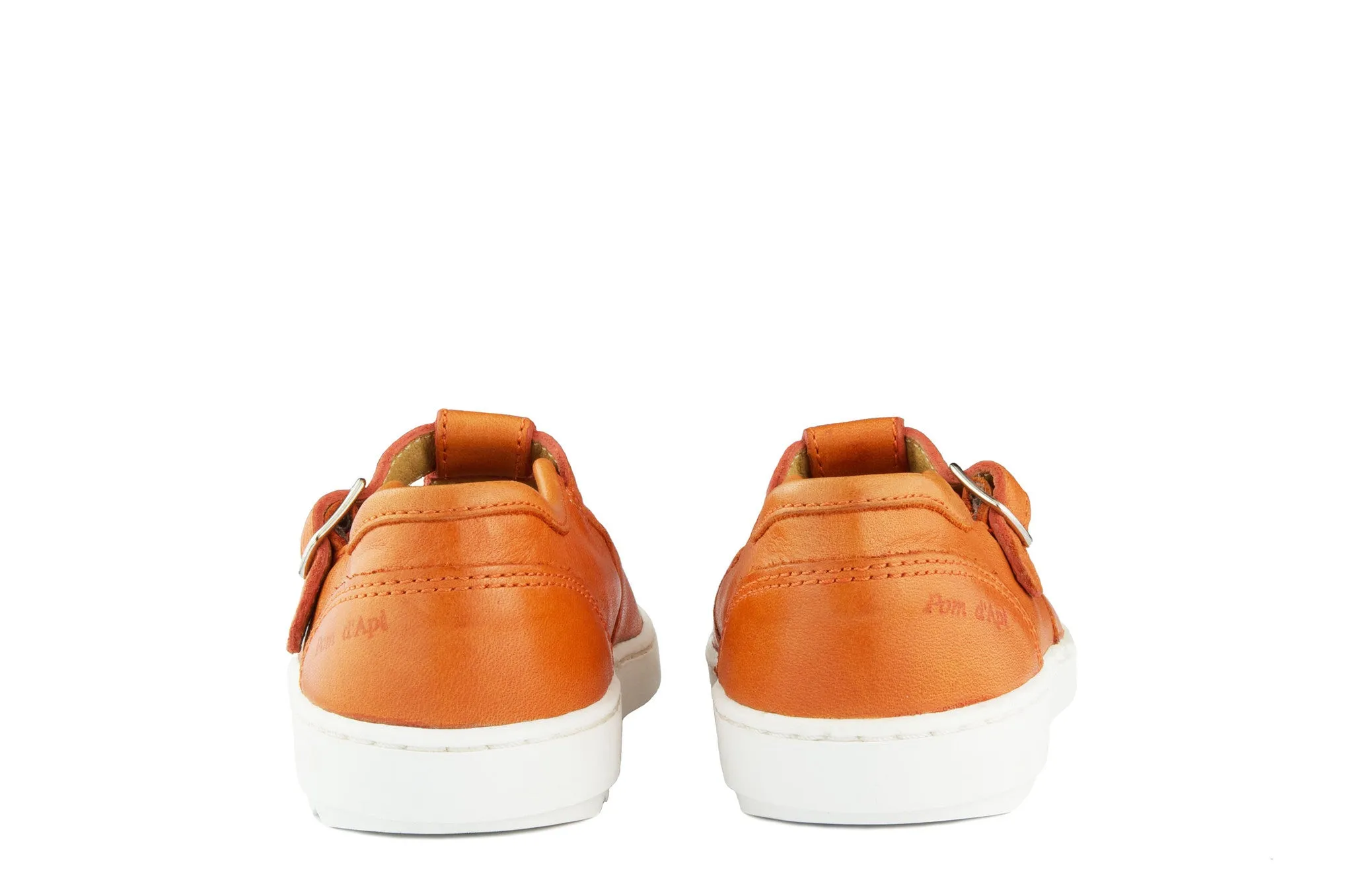 Pom d'Api Unisex Orange T-bar