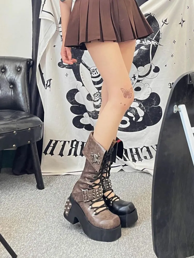 Punk platform shoes【s0000009513】