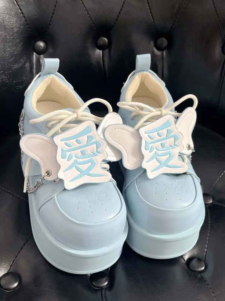 "Love" 3D Printing Subculture Platform Shoes【s0000008555】