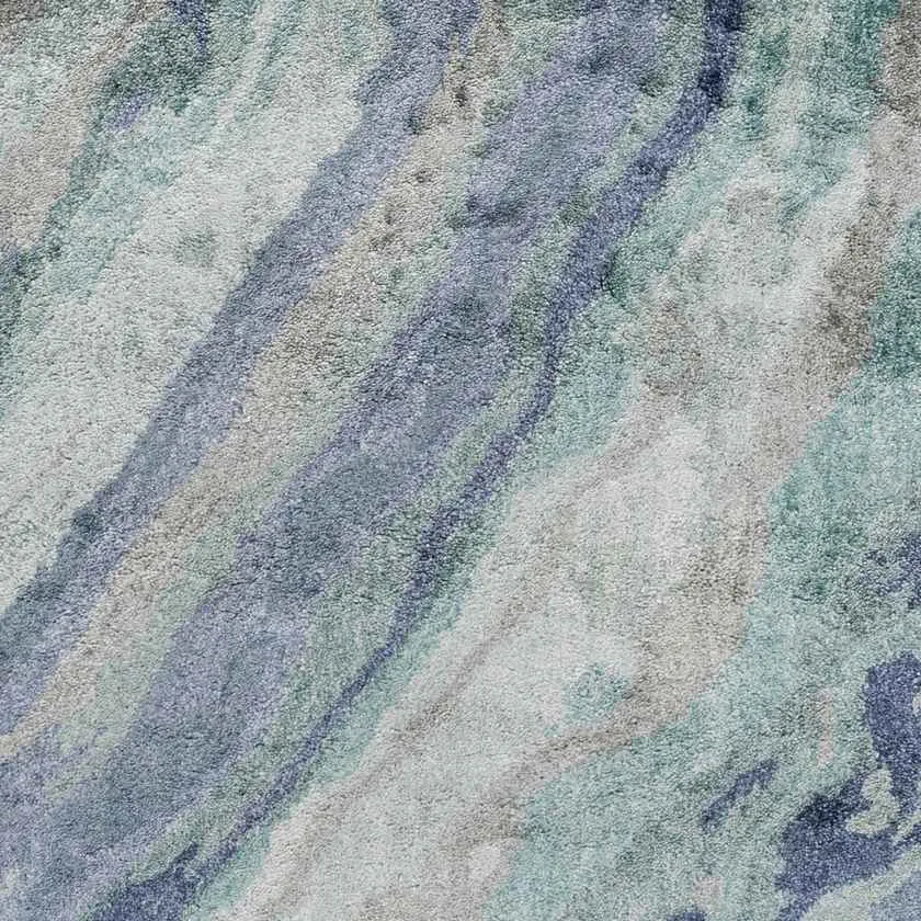 Sokalb Modern Sea Foam Area Rug