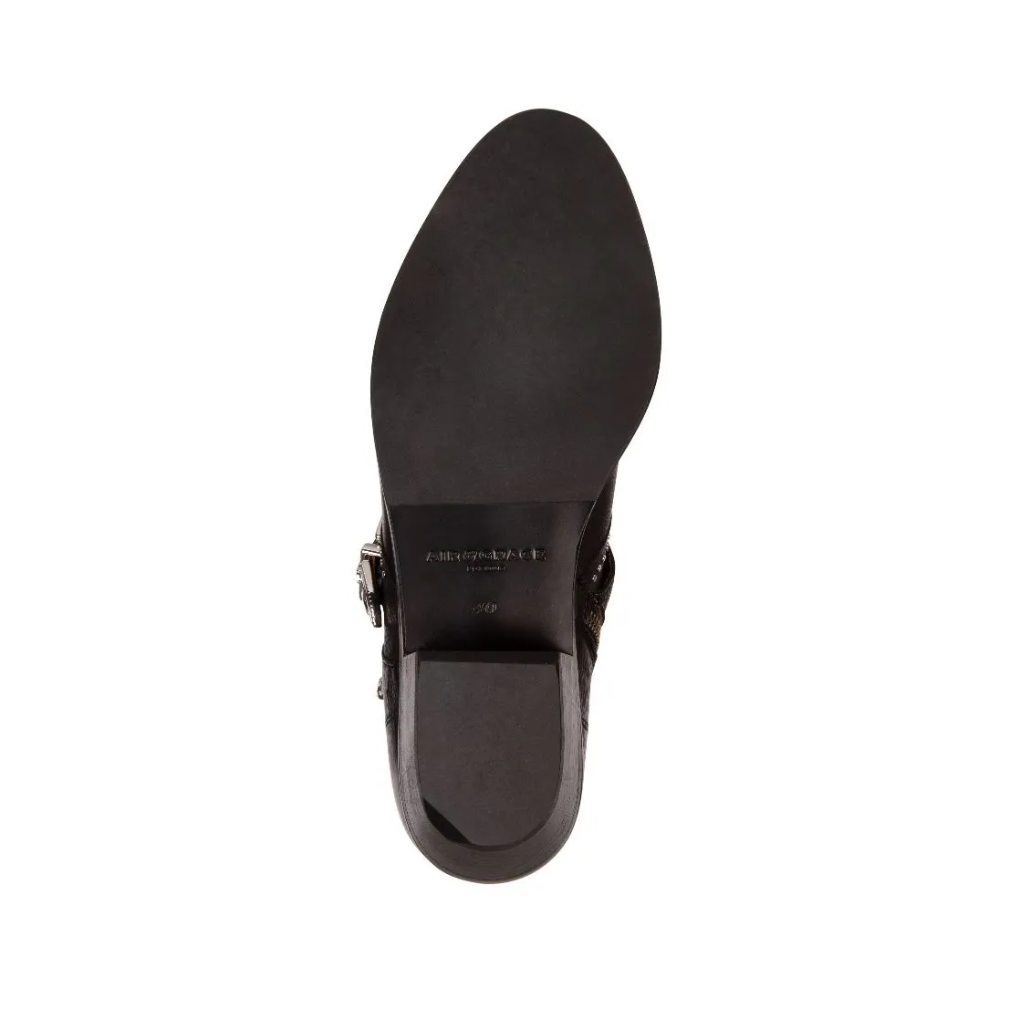 Starlight: Black Leather Ankle Boots