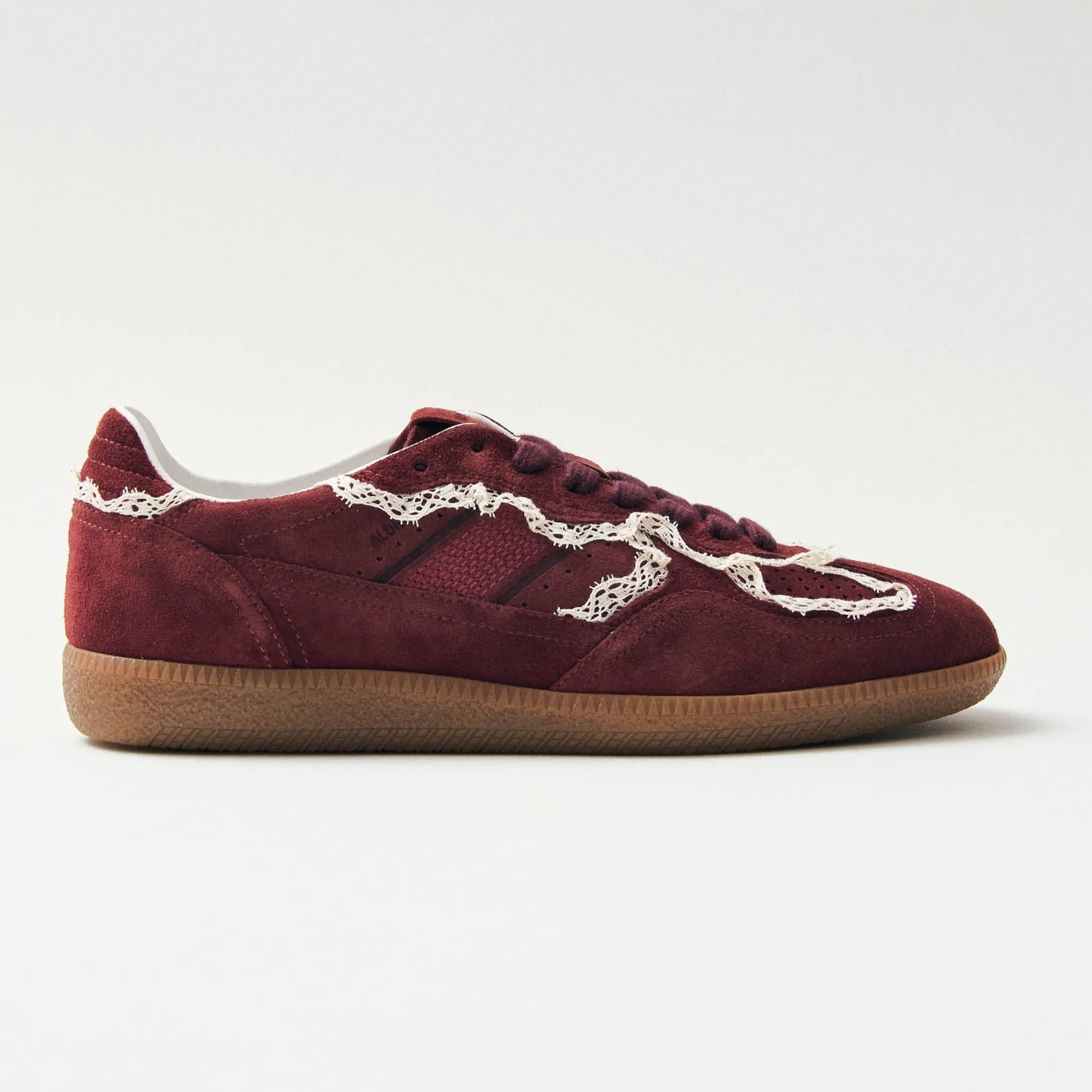 Tb.490 Crochet Burgundy Leather Sneakers