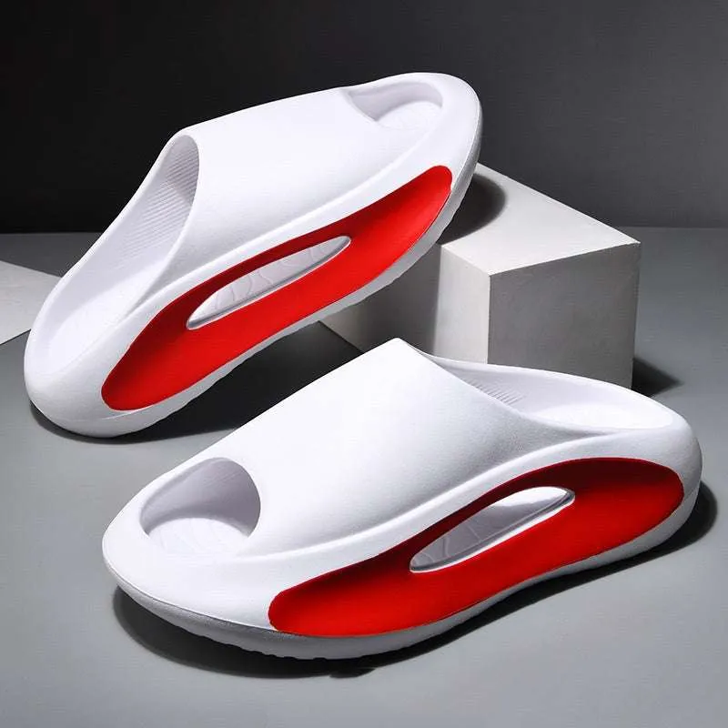 Toe Wedge Slippers Ins Summer Unisex Sports Beach confortable wear Peep Toe  Hollow Sports Beach