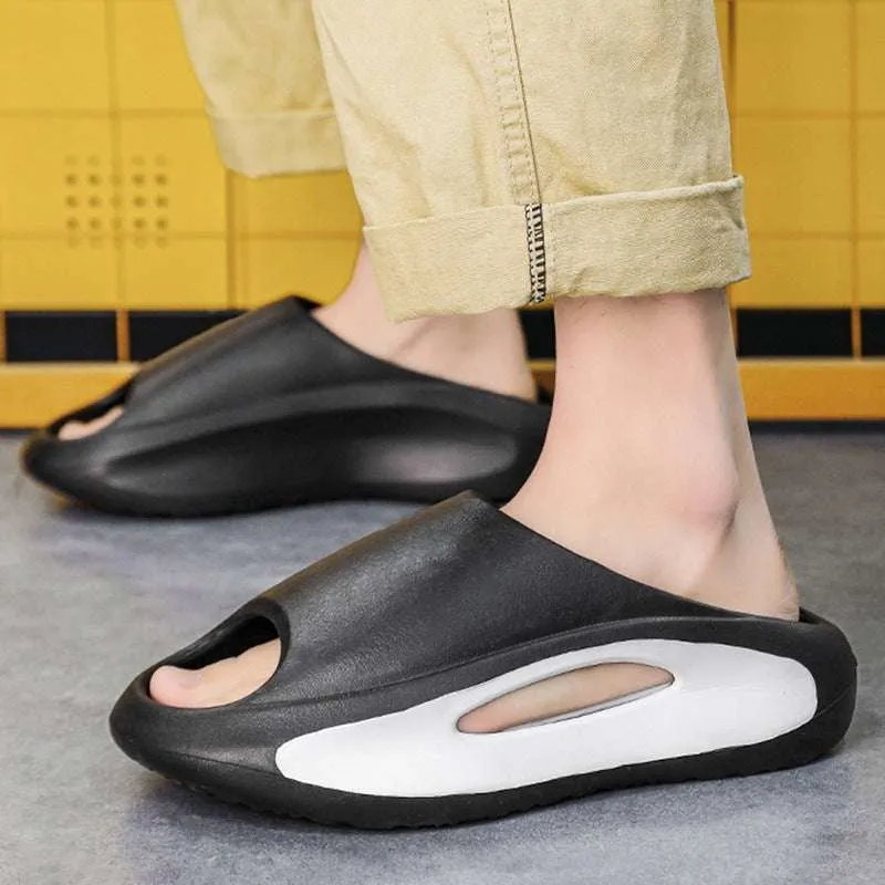 Toe Wedge Slippers Ins Summer Unisex Sports Beach confortable wear Peep Toe  Hollow Sports Beach