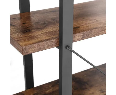 VASAGLE Bookshelf 5-Tier Industrial Stable Bookcase