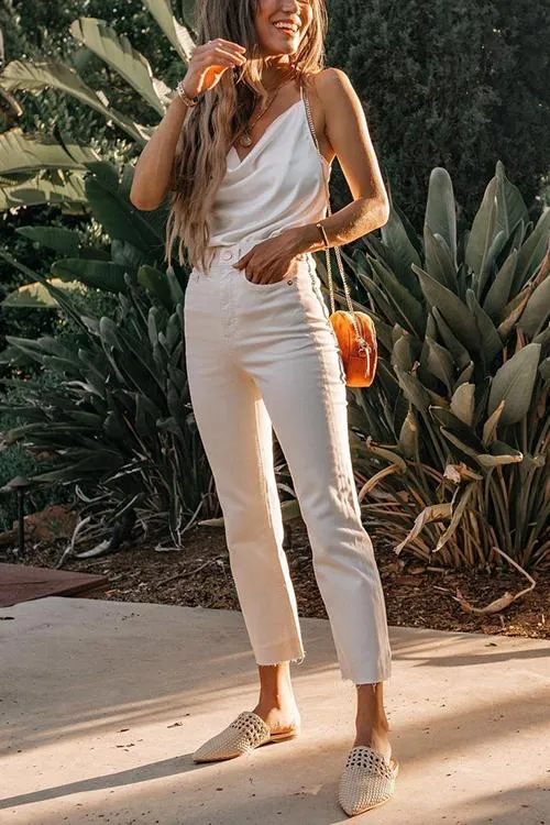 Versatile Satin Slip Top