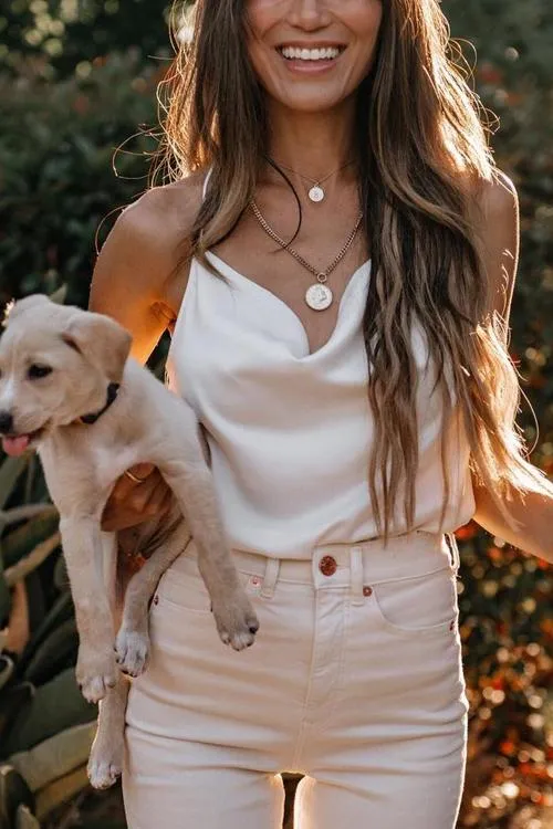 Versatile Satin Slip Top