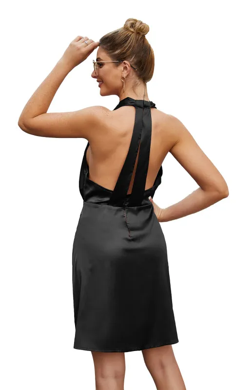 Women's Spring Dress Women's Sexy Backless Dress