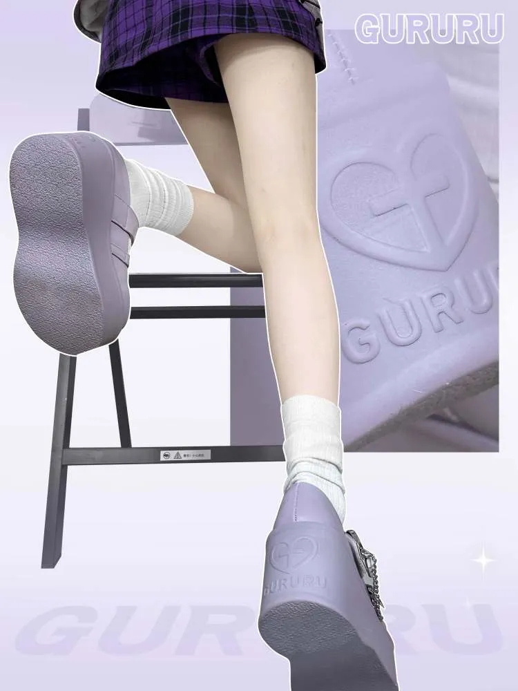 Y2K Medical Heart Syringe Charm Platform Shoes【s0000008556】